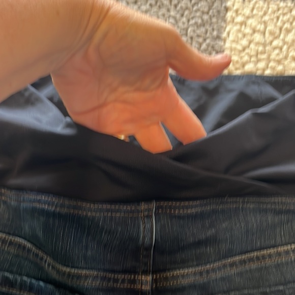 New Isabel Maternity Dark Skinny Jeans Size 12 or 31R NWT - Picture 11 of 12